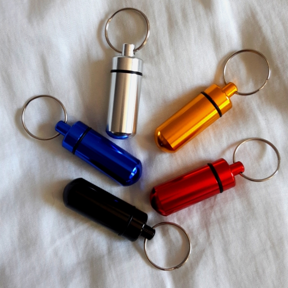 Pill Holder Keychain x5 (NEW)